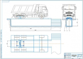 Гидравлический подъемник мостов грузовых автомобилей на АТП ВО